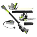 Earthwise 7 10" Handheld Saw-4.5 Amp 17" Pole Hedge Trimmer 4-in-1 Multi Tool CVP41810